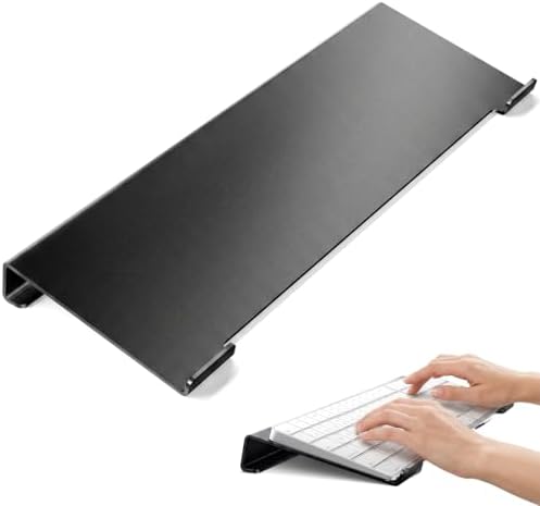 Vaydeer Metal Keyboard Stand for Desk, Ergonomic Tilted Keyboard Riser