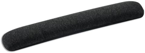 1InTheOffice Beaded Keyboard Wrist Rest Pad, Black/Gray
