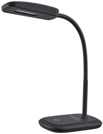 SUNBEAM Flexible Neck LED Desk LAMP Adjustable Light Energy Star Black