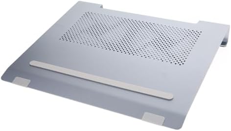 Laptop Cooling Pad for Laptops Under Aluminum Stand Led Fan Ergonomic Height Design for Improved Posture and Comfort Office
