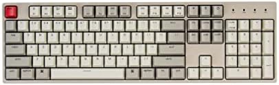 Keychron C2 Full Size Wired Mechanical Keyboard, Red Switch, Retro