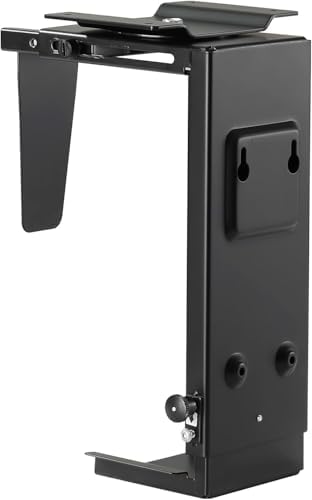 Pholiten Under Desk CPU Mount, 3.94 to 11.61" Wide, Max Load 44Lbs