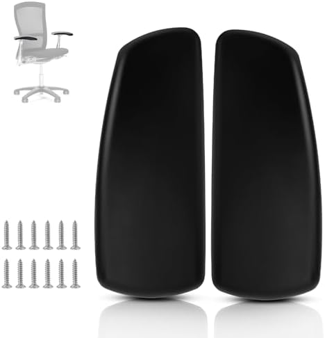 Arm Pads Caps Replacement for Knoll Life Chair, Office Chair Arm Rest Replacement（for Multi Directional arm）