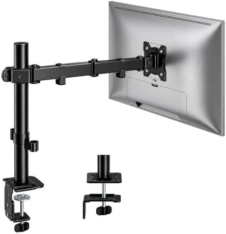 monTEK Extra-Long Monitor Arm for 17-32" Screens, 22 lbs