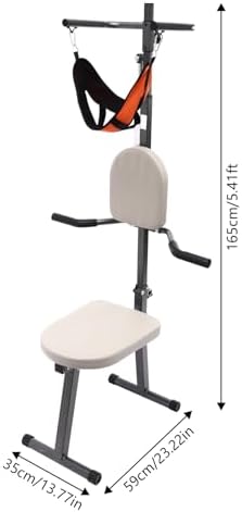 Traction & Stretch Decompression Machine, Electric Neck Traction Chair with Controller & Traction Strap, Portable Neck Stretcher Hammock for Neck Pain Relief, Neck Traction Device for Home, Gym