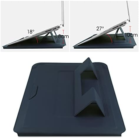 HoYiXi 15 16 Inch Laptop Sleeve Case Leather Bag for MacBook Pro 16 2021 & 2019/ASUS Vivobook 15/Huawei MateBook D15/HP 15.6" PC/MacBook Pro 15/Surface Laptop 3/Dell Inspiron 15/IdeaPad, Navy