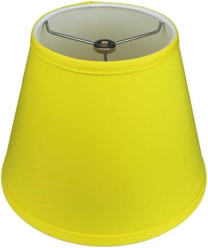 FenchelShades.com Lampshade 6" Top Diameter x 10" Bottom Diameter x 8" Slant Height 6x10x8" with Spider Attachment Diameter 0.4 Inch for Lamps with a Harp (Citrus)