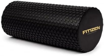 Fitizen Foam Roller – Muscle Massage Rehab Stiff Back Pain Physical Therapy Deep Tissue Firm Exercise Equipment Home Gym Stress Yoga Pilates for The Fit Citizen by FitNation