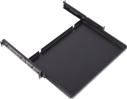 Vertical Cable Sliding Keyboard Shelf for 16" Keyboards - 19" Rack-Mountable - 2U Rack Space
