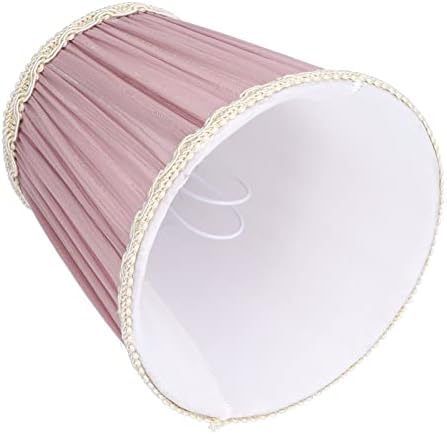 3 Pack Cloth Lamp Shade Clip On Lampshade for E14 Candle Bulb Chandelier Wall Light Table Lamp Indoor Decor Dark Blue (Clip-on-Light Purple)
