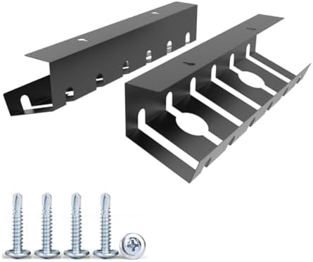 2 Pcs of Under Desk Cable Management Tray for Easy Mounting
