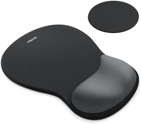MOSISO Wrist Rest Mouse Pad Set, Ergonomic Mousepad with Wrist Support