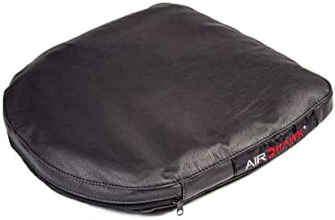 AIRHAWK Ergonomic Office/Chair Seat Cushions with Leather Cover for Desk, Stadium Seats, Construction, Airlines, Car & Truck Driver Use, Pressure Relief, Posture Support