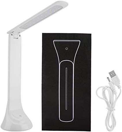 FTVOGUE LED Desk Lamp Rechargeable Foldable 18 White LEDs