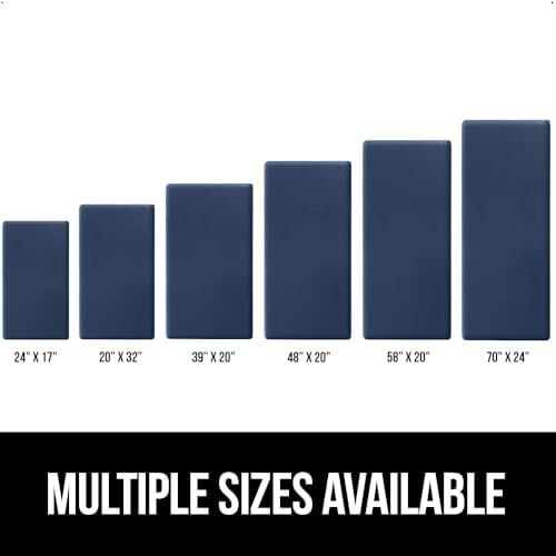 GORILLA GRIP Cushioned Antifatigue Kitchen Mat for Floor, 70x24, Navy