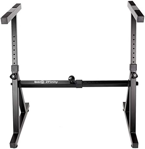 RockJam RJZZ363 Z Style Keyboard Stand, Heavy Duty & Height Adjustable