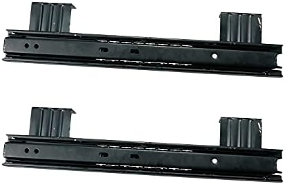 Quluxe 12 Inch Slides Heavy Duty Metal Slides Keyboard Slides Mounting