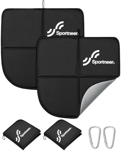 Sportneer Sitting Pad, Lightweight Waterproof Folding Seat Pad for Backpacking, 15.75'' x 15.75'' Portable Camping Seat Mat for Hiking, Picnics & Outdoor Use, 0.13lbs