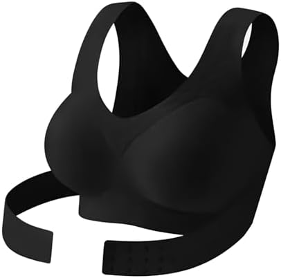 Posture Corrector Bra for Women Wireless Front Closure Cross Back Bras