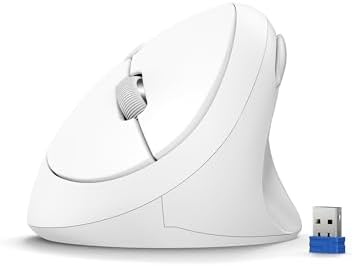 TECKNET Ergonomic Wireless Mouse 2.4G Vertical Mouse Silent 4800 DPI