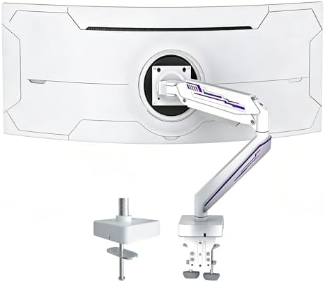 Single Monitor Arm for 13-49 inch, Hold 44 lbs, Height Adjustable