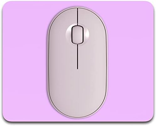 Dapesuom Small Mouse Pad, 5 x 6 Inch Thick Rubber Premium-Textured Non-Slip Portable & Washable Mini Mouse Mat for Women Men Wireless Laptops Keyboard Tray Gaming Work Computer Office Travel, Purple