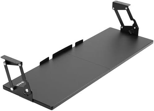 VIVO Black Under Desk 34 x 11 in Adjustable Keyboard Tray, MOUNT-KB34S