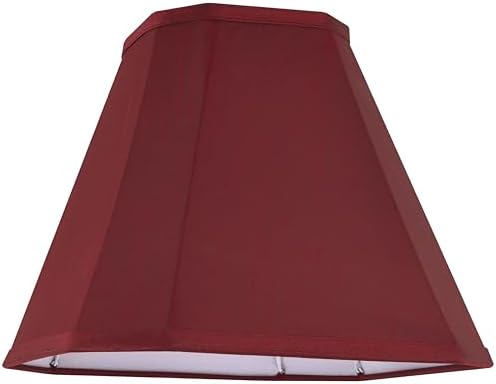 GO&SO Red Bell Lamp Shades 1Pc,6.5" x 13" x 10.5",Fabric Lampshade