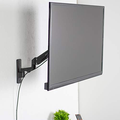 VIVO Black Single TV Wall Mount for 23 to 55 inch Screens, MOUNT-G400B
