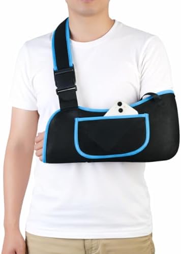 mosago Arm Sling, Lightweight Breathable Mesh Shoulder Immobilizer, Large
