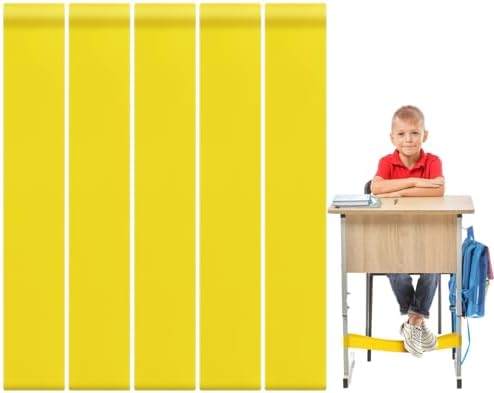 5 Pack, Chair Bands for Kids with Fidgety Feet, Yellow
