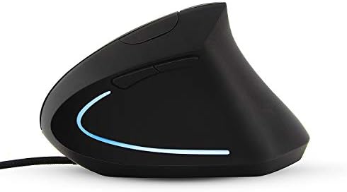 Wired Ergonomic Vertical Mouse, Adjustable DPI Optical Mice for Right Hand