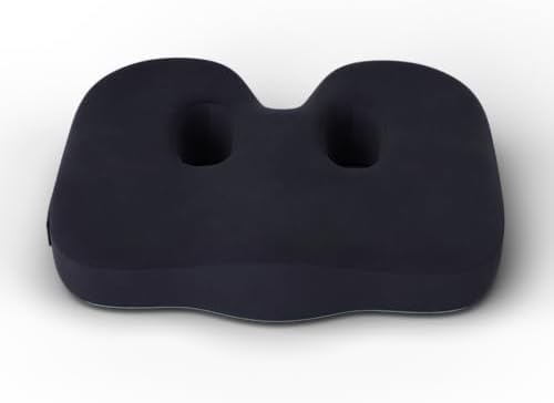 Sit Bone Memory Foam Cushion | Pressure Relief Pad for Hamstring and Ischial Tuberosities | Comfort in Desk Chair or Car Seat