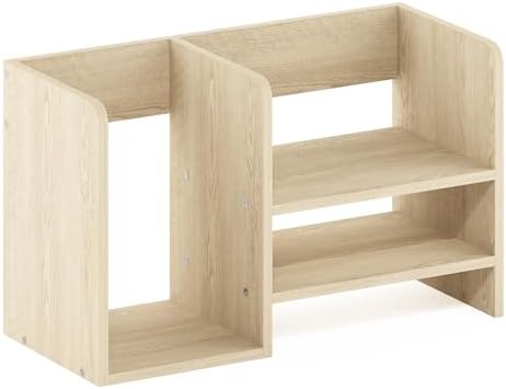 Furinno Hermite Desk Organizers, Office Organization, Natural Oak