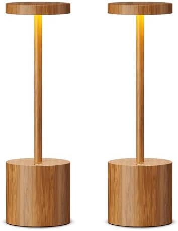 Cordless Table Lamp Rechargeable,Battery Powered LED Outdoor Table Light