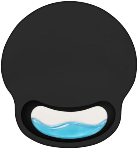 Mouse Pad with Wrist Rest, 2-in-1 Mousepad with Wrist Support Set