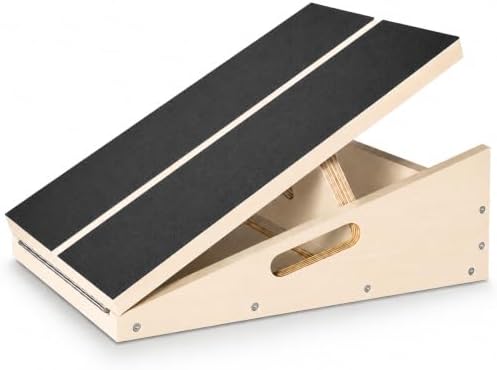 MUCITAGF Wooden Slant Board for Calf Stretching, Calf Stretch Board