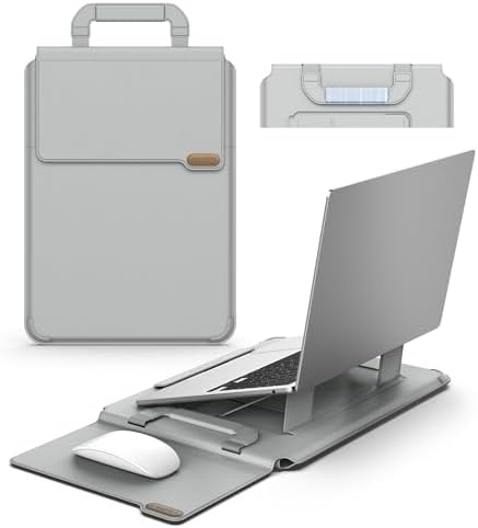 Nillkin 16 inch Laptop Sleeve with Stand (4-in-1), 2 Stand Modes, Mouse Pad