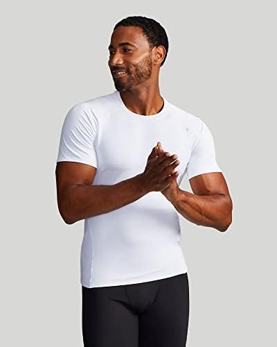 Tommie Copper Men's Lower Back Support Compression Shirts with Lower Back Pain Relief, Lower Back Support for Men