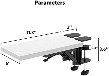 Computer arm Support Bracket, Suitable for Office desks, Sturdy Mouse arm Support, Computer Desk Extender, Suitable for Home and Office
