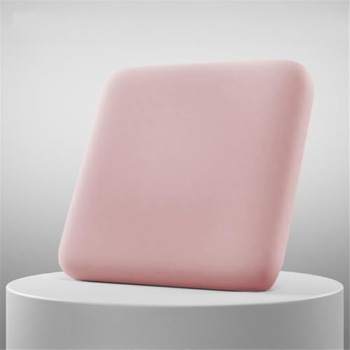 Elastic Sponge Seat Cushion, Breathable Memory Foam Office Chair Pad,(Pink)