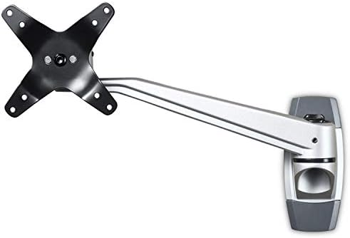 StarTech Wall Mount Monitor Arm 12in to 34in, 30.9lb/14kg, Swivel, Silver