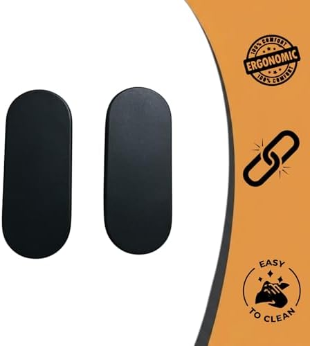 Replacement Sayl Fully Adjustable 4D Black Arm Pads, Compatible with Sayl Chairs and Stools, Sold in Pairs