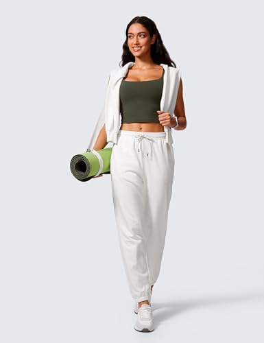 CRZ YOGA Butterlift Scoop Neck Crop Tank Top