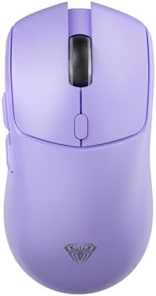 AULA SC580X Wireless Gaming Mouse, Tri-Mode Purple Gaming Mice & 12000 DPI