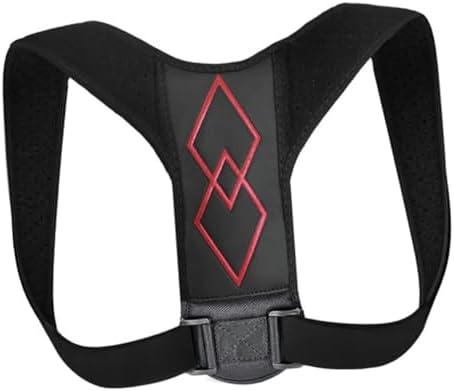 KOMBIUDA Adjustable Invisible Back Brace Posture Corrector for Men Women Ergonomic Design for Spine Alignment Suitable for Indoor Outdoor Use Comfortable and Durable Materials