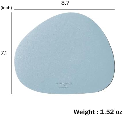 GREEDY FARMERS Mouse pad, Non-Slip Washable Waterproof Computer Mouse pad (Baby Blue)