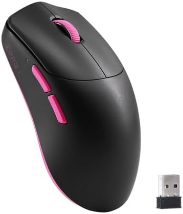 Zero1 Pro Wireless Mouse,Tri-Mode Gaming Mouse, 24K DPI Black Mouse