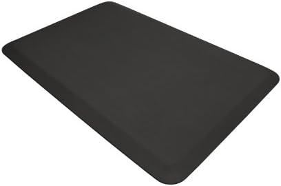 NewLife by GelPro Anti Fatigue Mat: Eco-Pro Foam Anti-Fatigue Comfort Mat - Standing Desk Pad - Professional Floor Mats for Commercial & Industrial Work - 20” x 32” Non Slip Ergonomic Mat - Black