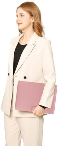 MOSISO PU Leather Sleeve Case Compatible with MacBook Air 13.6 inch